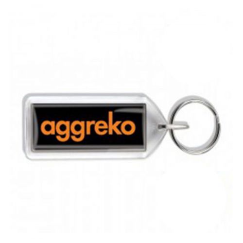 Cigar Shaped Acrylic Keyrings