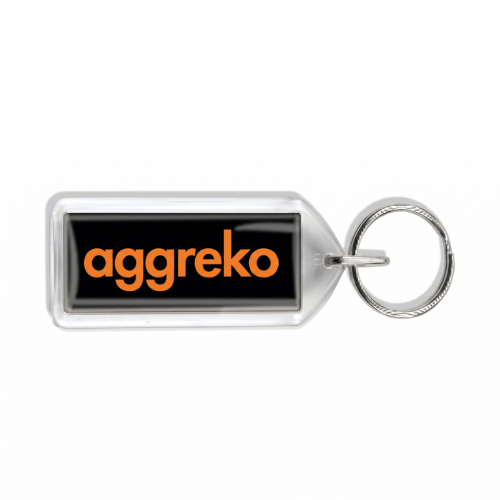 Cigar Shaped Acrylic Keyrings