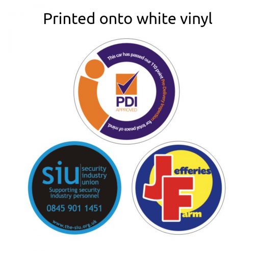 Circular Surface Stickers