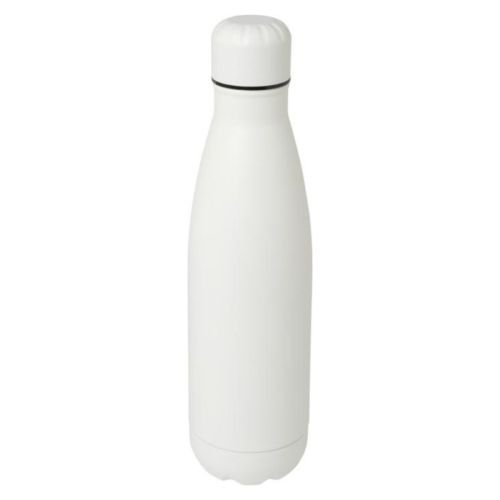Cove 500 ml vacuum insulated stainless steel bottle - White
