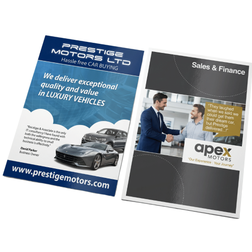 Double Sided Printed Leaflets