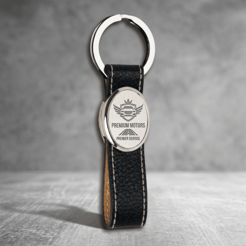 Elite Hide Leather Keyring