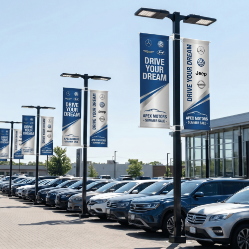 Heavy Duty - Lamp Post Banner Hardware