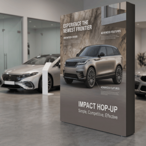 Impact Hop Up Fabric Display