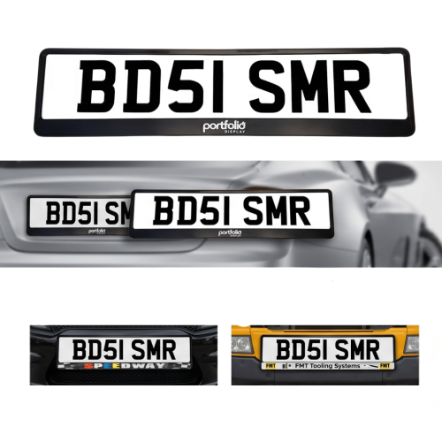 Personalised Number Plate Surrounds