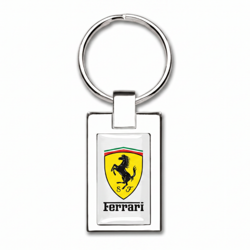 Rectangular Bondi Keyring With Polycrown Emblem