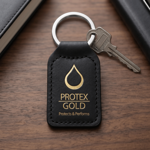 Small Rectangular Leather Keyrings