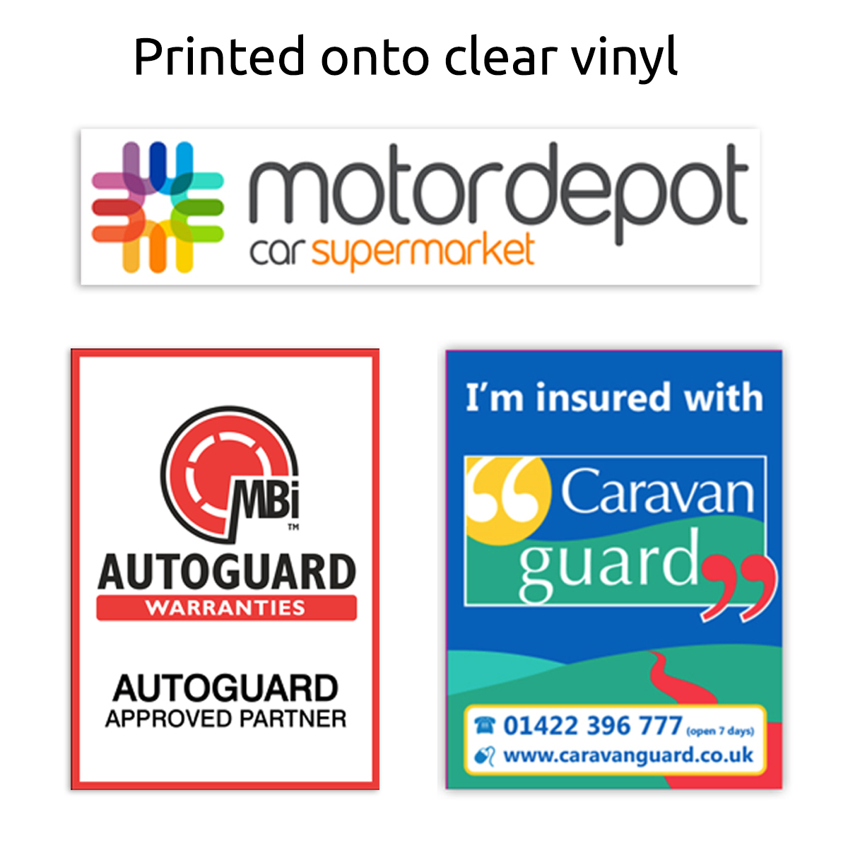 used car window sticker template