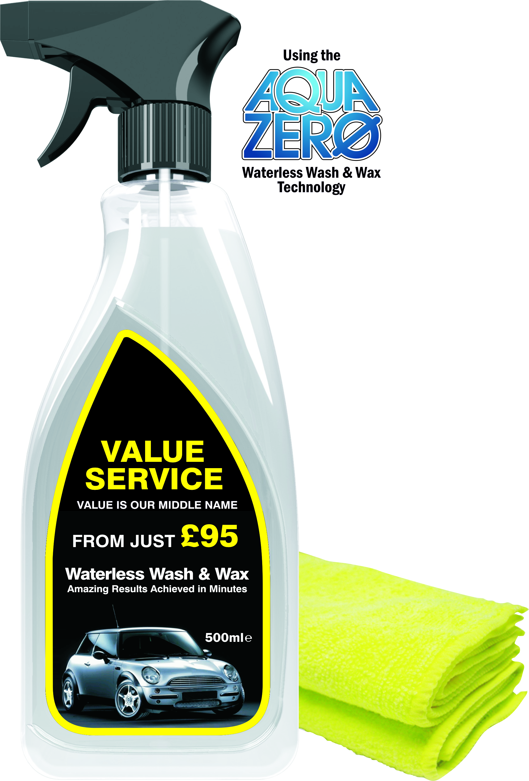 Promotional Waterless Car Cleaner Makes a Great Gift Portfolio Display