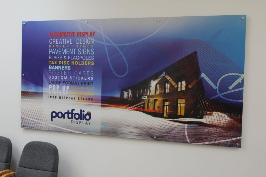 Dibond Print at Portfolio Display