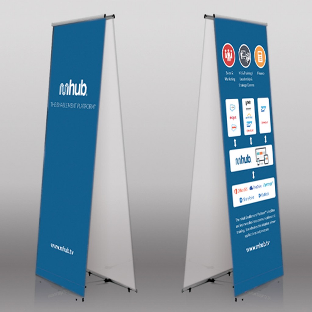 Sentry Duo - Double Sided Banner Stand