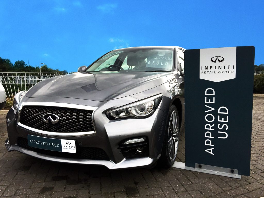 Approved Used POS materials for Infiniti