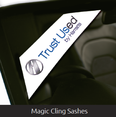 Magic Cling Windscreen Sashes