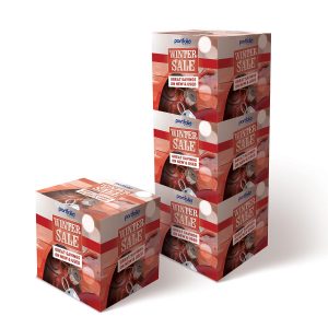 Prined Box Stacks - POS Cubes