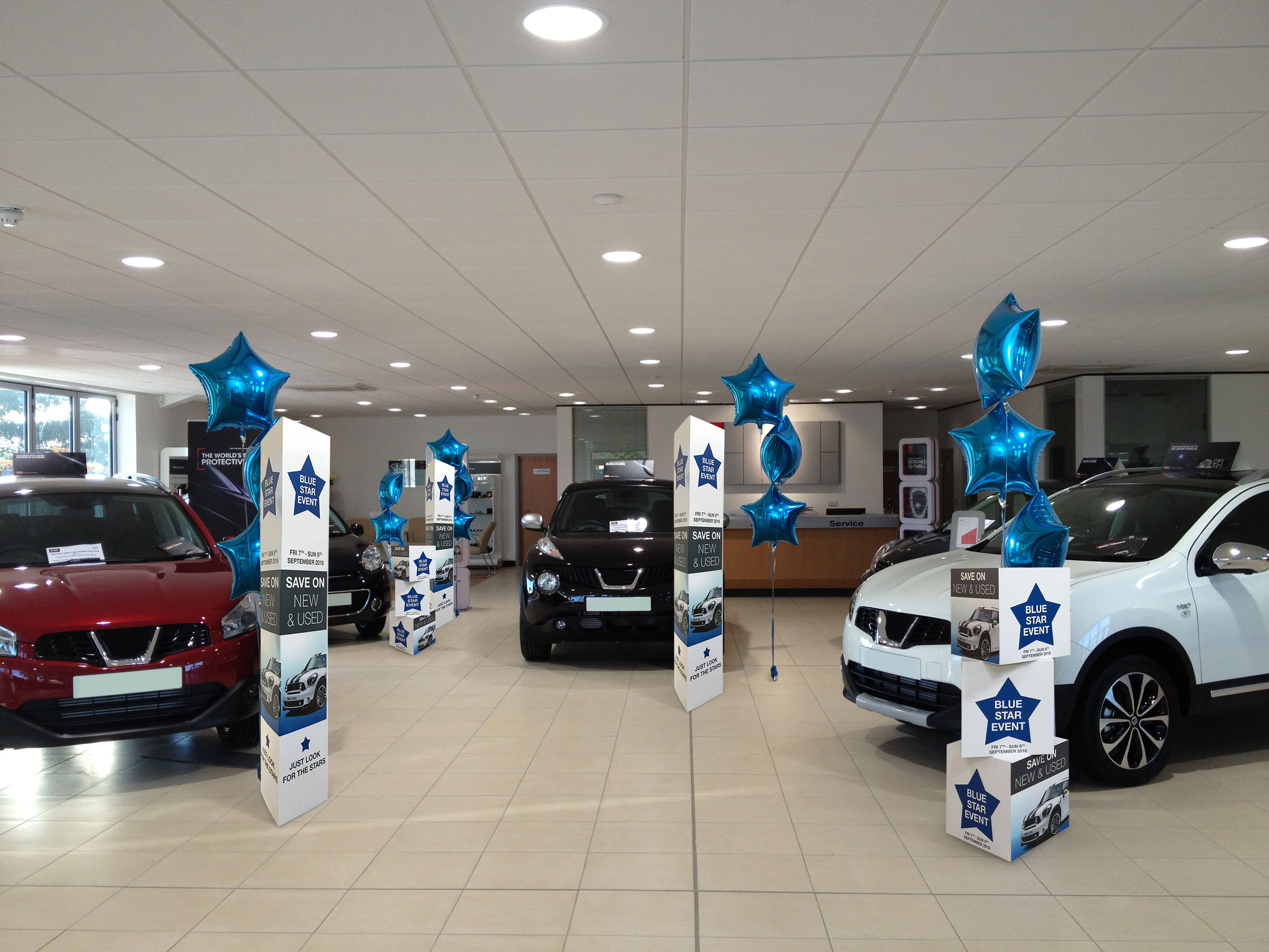Car Showroom Event Graphics - Point of Sale
