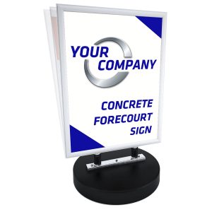 Concrete Based Waterproof Forecourt Signs