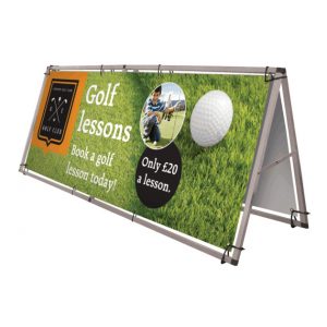 outdoor banner frames