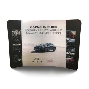 Fabric Displays - car dealership event ideas